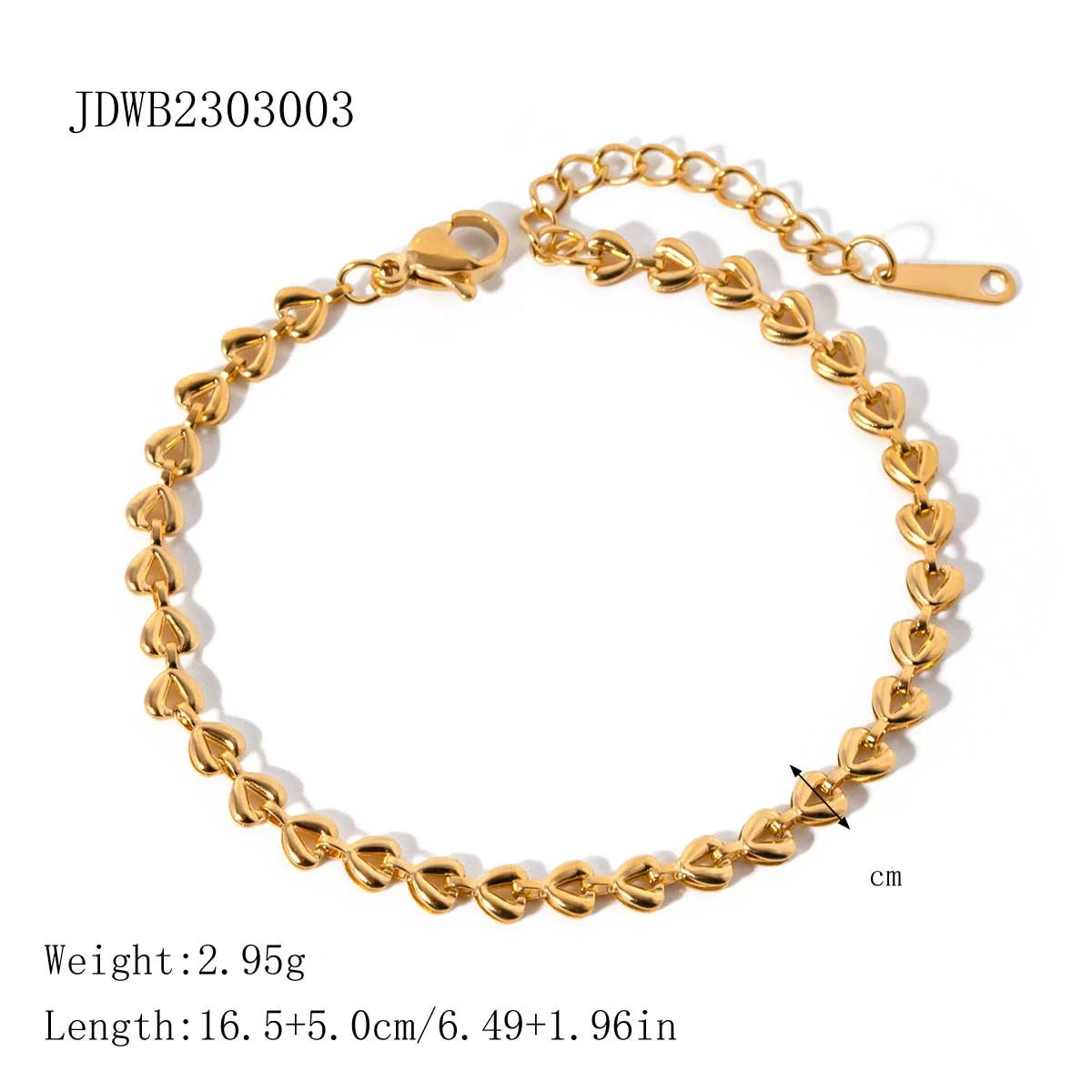 Bracelet Chaîne Double Rang Acier Inoxydable — Bijou Femme Tendance Cadeau Été