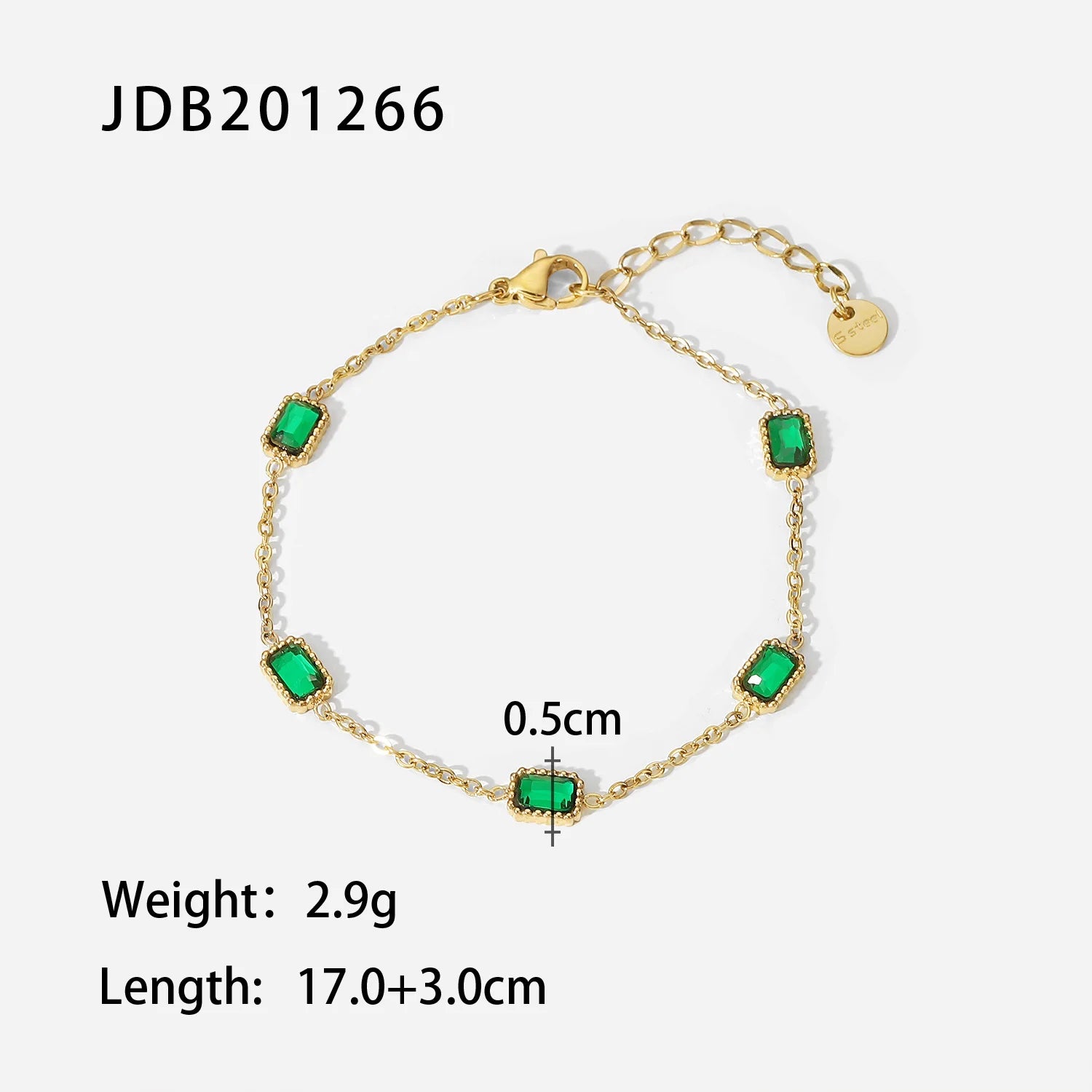 Bracelet Chaîne Double Rang Acier Inoxydable — Bijou Femme Tendance Cadeau Été
