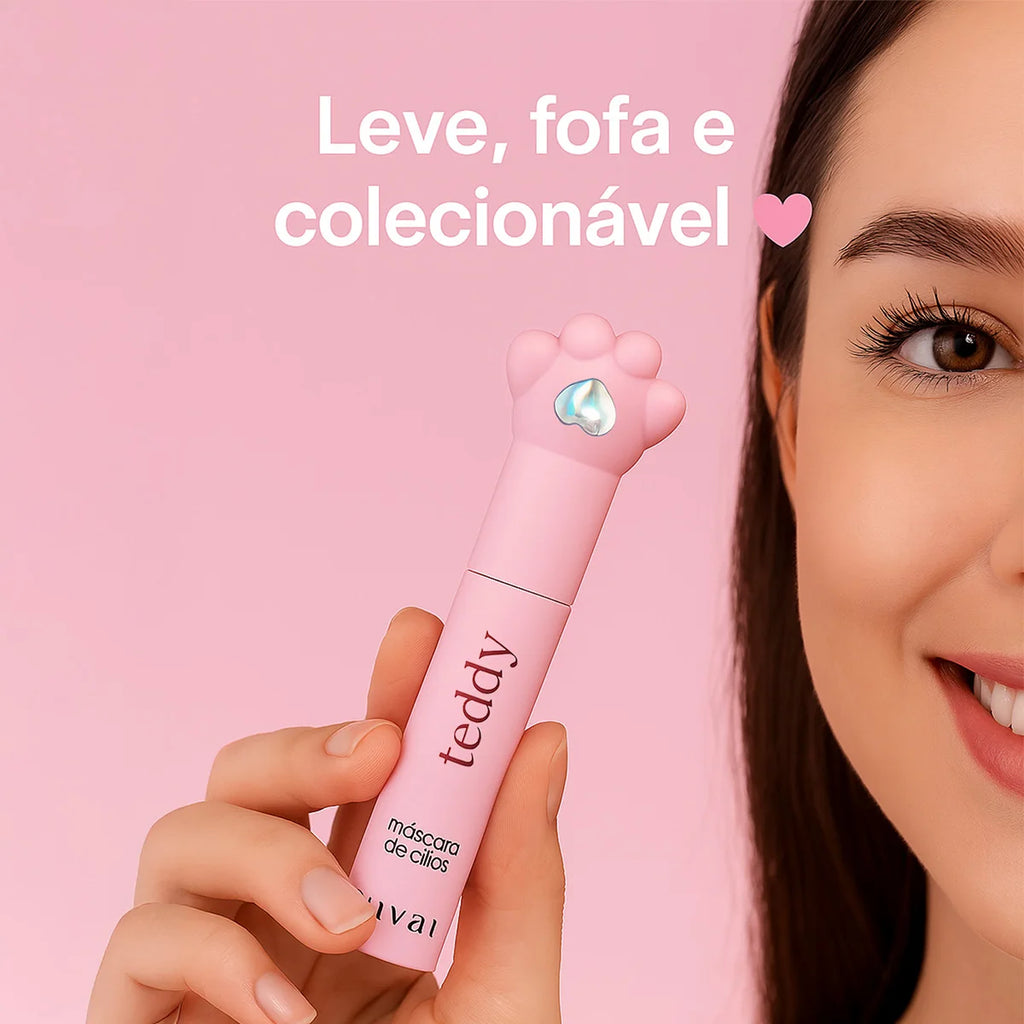 Vivai Pink Duck Teddy Mascara Cils – Volume & Allongement | Maquillage Yeux Longue Tenue