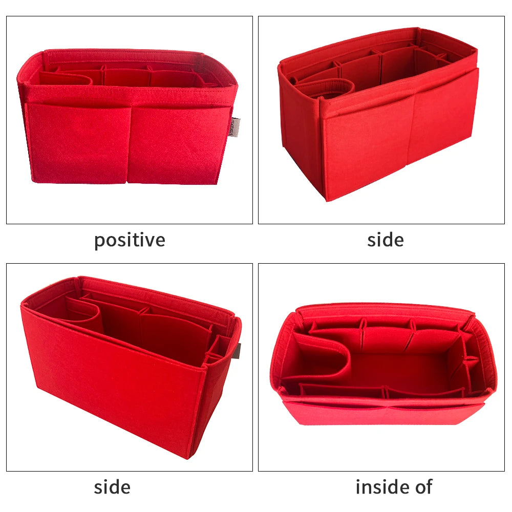 Organisateur Insert Sac Birkin 25/30/35/40 – Base Façonnée Fait Main | Rangement Cosmétique