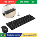 Kit Clavier & Souris Sans Fil Silencieux Noir – 2.4G, DPI 1600 Optique | Compatible PC & Ordinateur Portable