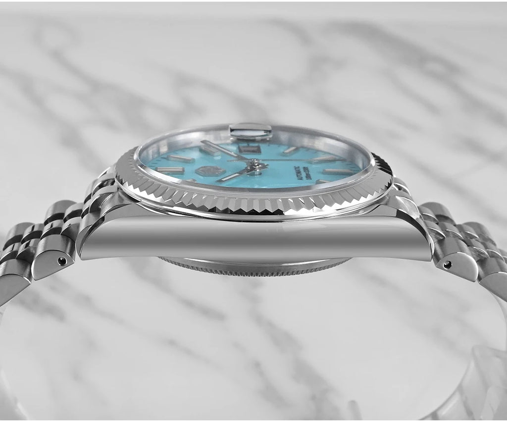 Montre Homme Luxe San Martin 36.5mm Automatique Verre Saphir Étanche 100m BGW9 – Dress Watch Fashion