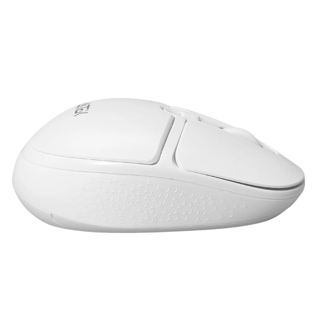 Kit Clavier & Souris Sans Fil Blanc Ergonomique – Silencieux DPI 1600 | Compatible PC & Ordinateur Portable