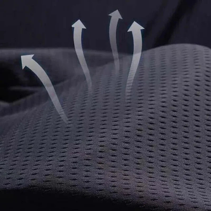 Pantalon Homme Soie Glacée Ajourné Mesh Respirant Séchage Rapide Casual Léger Ample Élastique Resserré Chevilles Sport Fitness Été – Pantalon Sport Premium Ultra-Léger | Mode Homme Sport Premium
