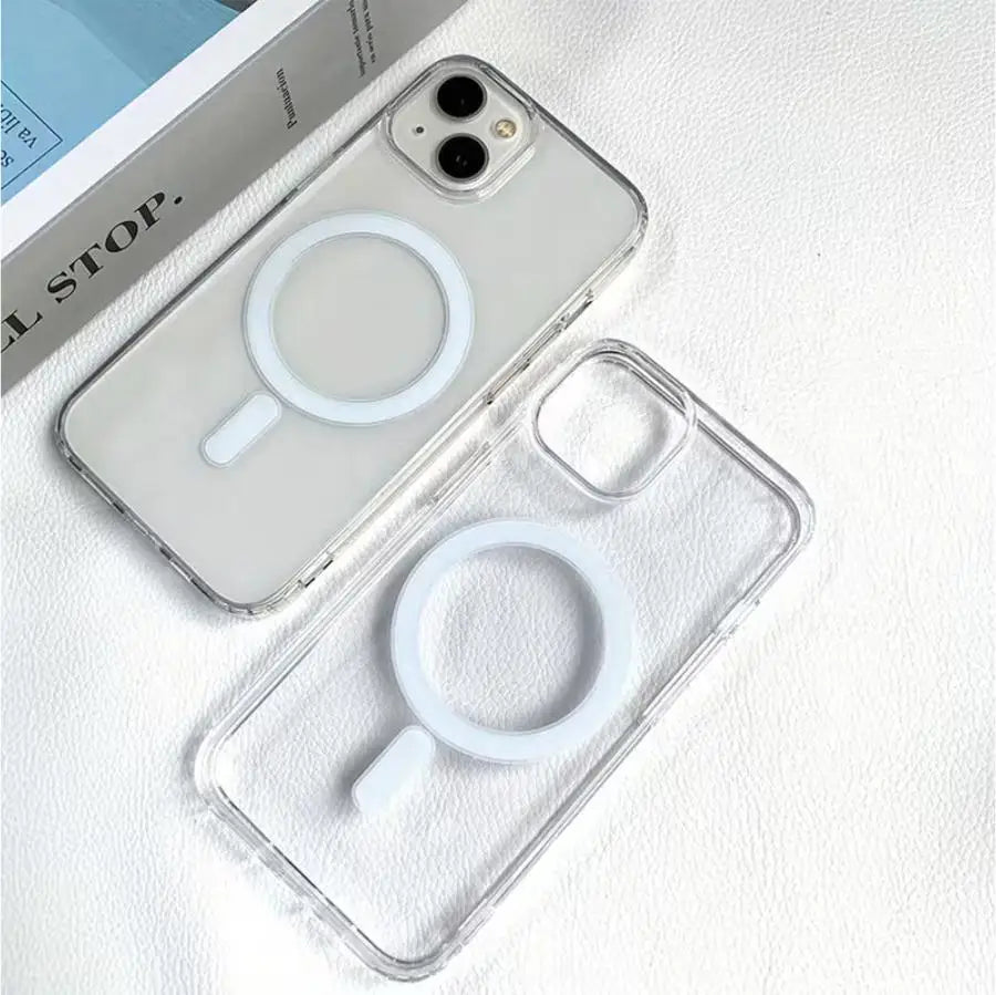 Phone Case: Compatible with 14, 13, 12, 11, 14, 13, 12 Mini, XS Max, XR, X, XS, 7, 8 Plus. Transparent Luxury Cover with