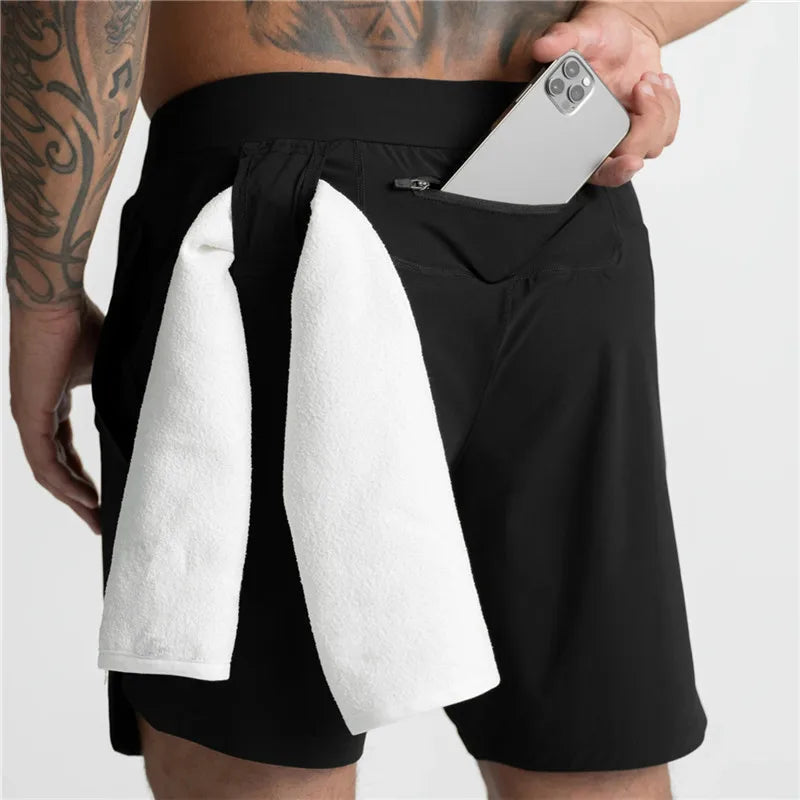 Short Sport Homme Multi-Poches Séchage Rapide – Running, Jogging & Gym Été | Léger & Respirant | Fitness & Musculation