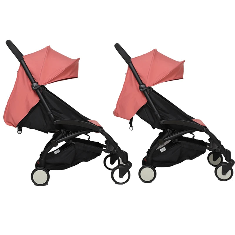 3-teiliges Zubehör-Set für Kinderwagen YOYO/Yoya – 175° Verdeck + Sitzbezug + Verstellbare Anti-UV-Matratze