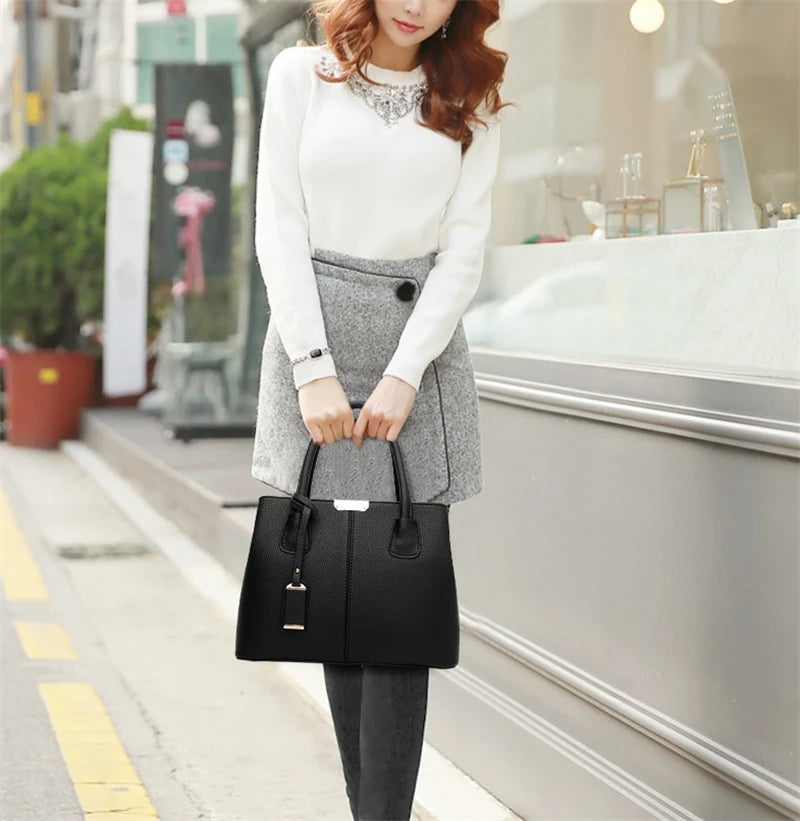 Sac à Main Cuir Femme Luxe – Yogodlns Designer Bag Bandoulière Élégante Purse Mode
