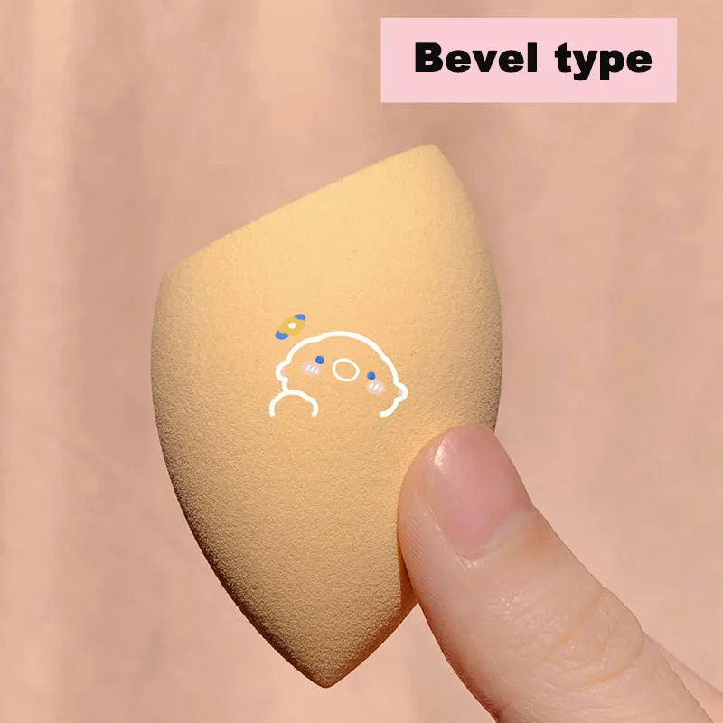 Lot 4 Éponges Maquillage Blender Tendance – Puff Cosmétique Fond de Teint & Poudre | Outil Beauté Application Douce
