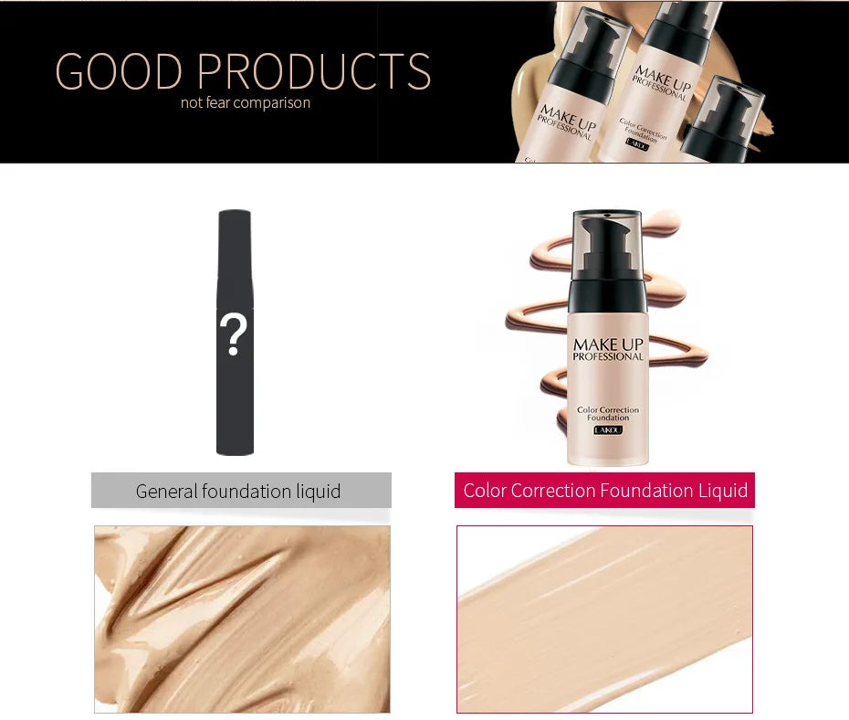 Fond de Teint BB Cream LAIKOU 40g – Correcteur Hydratant Anti-Brillance | Waterproof