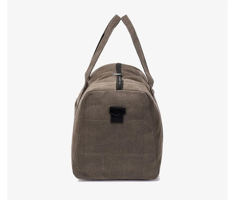 Sac de Voyage Pliable Grande Capacité Canvas Unisexe – Duffel Bag Épaule | Fitness, Gym & Voyage | Portable & Résistant