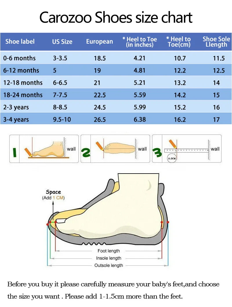 Chaussures Bébé Cuir Mouton Souple Antidérapantes – Premiers Pas Unisexe 0-24 Mois Carozoo