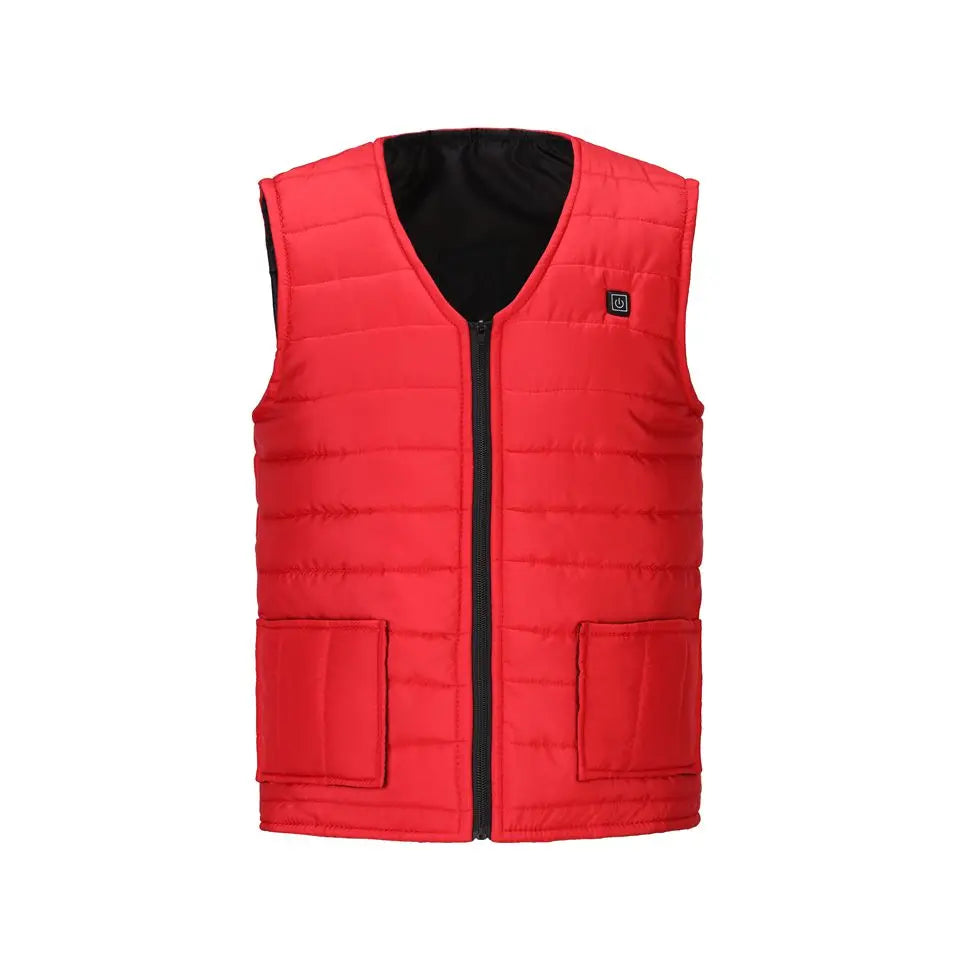 Gilet Chauffant Intelligent Unisexe 9 Zones Col V Coton Thermique Outdoor Automne Hiver Flexible Confortable Performant M-7XL – Gilet Chauffant Premium 9 Zones Intelligent Thermique | Mode Unisexe Outdoor Hiver Premium