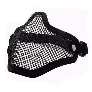 Masque Tactique Demi-Visage Tête de Mort - Airsoft, Paintball & Chasse
