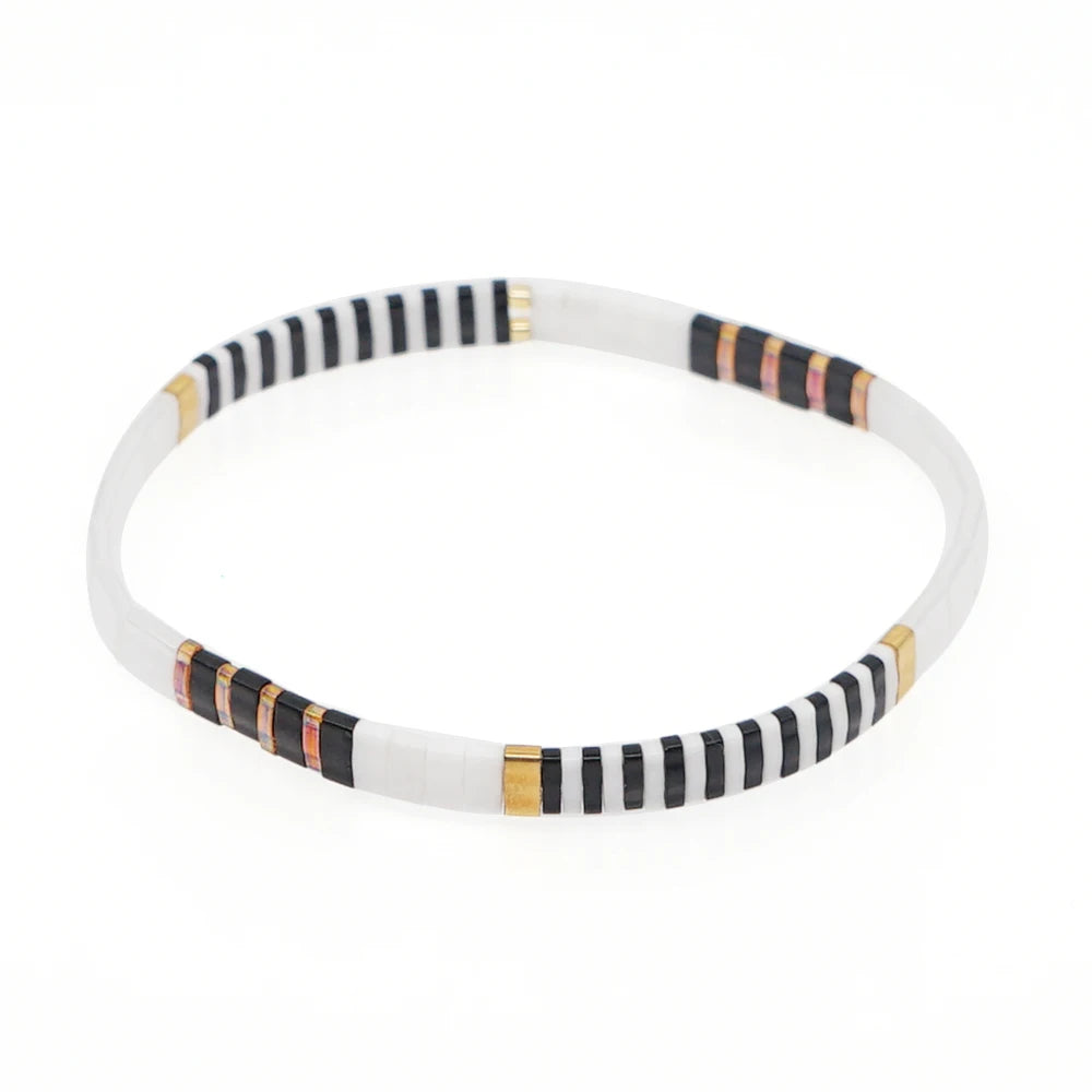 Go2boho Bracelet Miyuki Tila Perles Japonaises – Bijou Tendance Unisexe, Cadeau Classique & Original | Homme & Femme