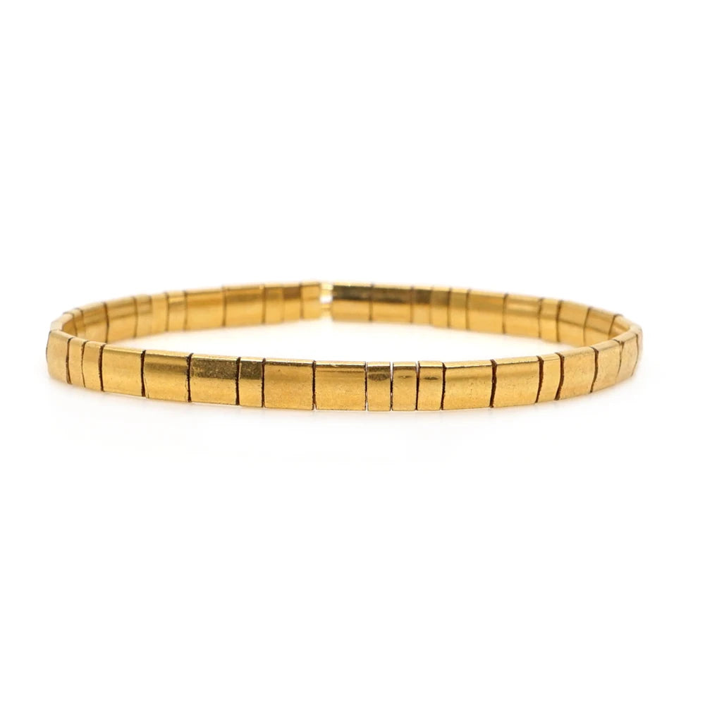 Go2boho Bracelet Miyuki Tila Perles Japonaises – Bijou Tendance Unisexe, Cadeau Classique & Original | Homme & Femme