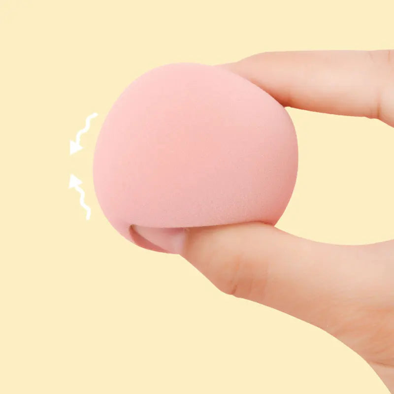 Lot 4 Éponges Maquillage Blender Tendance – Puff Cosmétique Fond de Teint & Poudre | Outil Beauté Application Douce