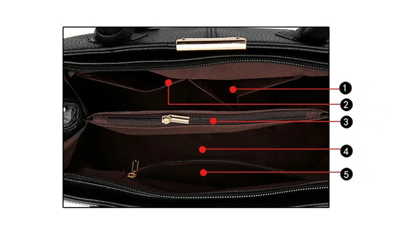 Sac à Main Femme Cuir Luxe – Pochette Bandoulière Élégante Mode Tendance