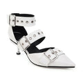 Sandales Gladiateur Talon Fin Ankle Strap Femme 2025 – Bout Pointu Boucle Fête Printemps
