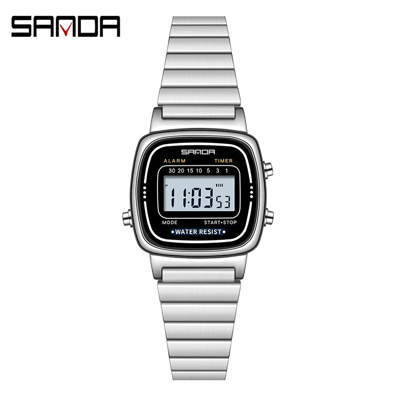 Montre Femme Luxe SANDA Dorée Quartz Classique – Étanche Élégante Cadeau Fashion