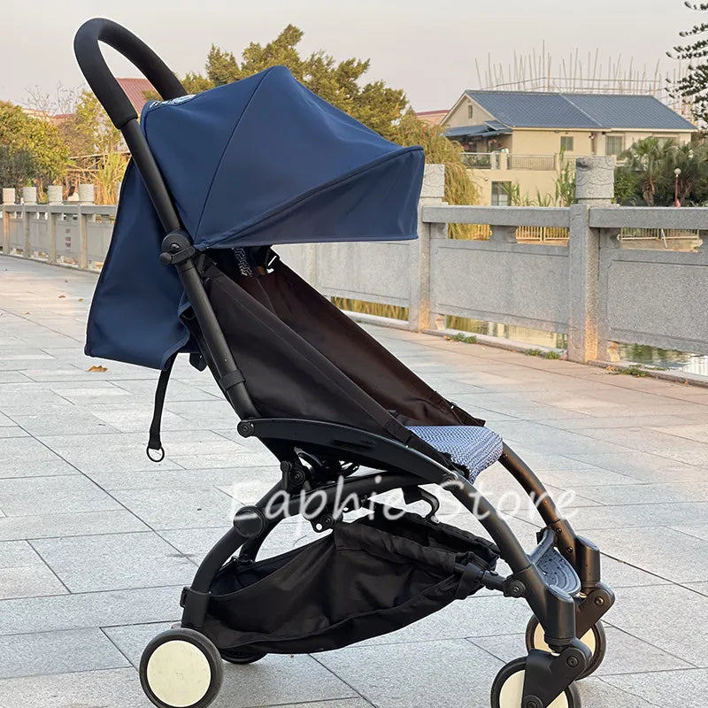3-teiliges Zubehör-Set für Kinderwagen YOYO/Yoya – 175° Verdeck + Sitzbezug + Verstellbare Anti-UV-Matratze