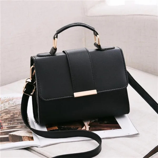 Sac À Main Femme Retro Cuir PU – Pochette Rabat Bandoulière Messenger Vintage Chic