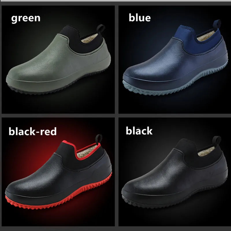 Chaussures Cuisine Chef Waterproof Non-Slip Homme – Travail Respirantes Flat Pluie 2020