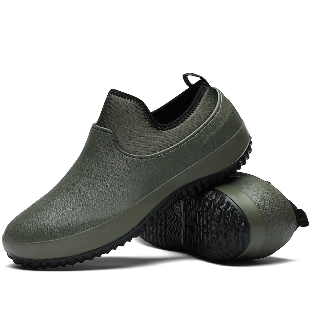 Chaussures Cuisine Chef Waterproof Non-Slip Homme – Travail Respirantes Flat Pluie 2020