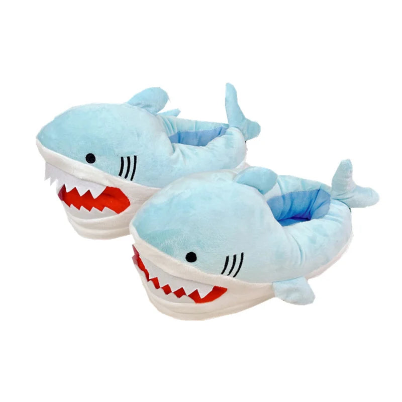 Chaussons Requin Shark Unisexe – Pantoufles Créatives Intérieur Hiver Printemps Fourrure