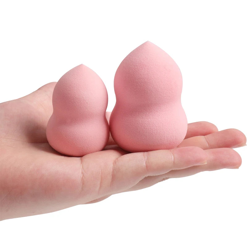 Éponge Maquillage Forme Calebasse – Puff Fond de Teint & Correcteur Doux | Applicateur Cosmétique Mixte