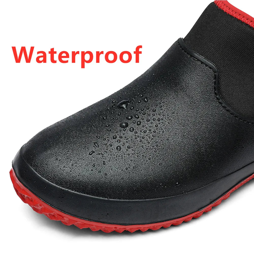 Chaussures Cuisine Chef Waterproof Non-Slip Homme – Travail Respirantes Flat Pluie 2020
