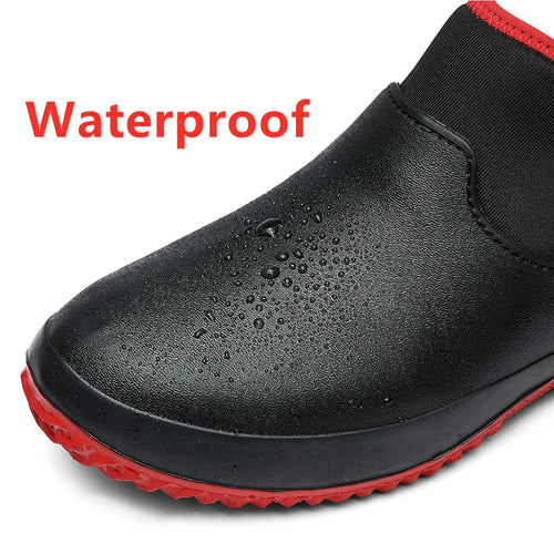 Chaussures Cuisine Chef Waterproof Non-Slip Homme – Travail Respirantes Flat Pluie 2020