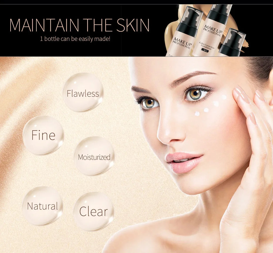 Fond de Teint BB Cream LAIKOU 40g – Correcteur Hydratant Anti-Brillance | Waterproof