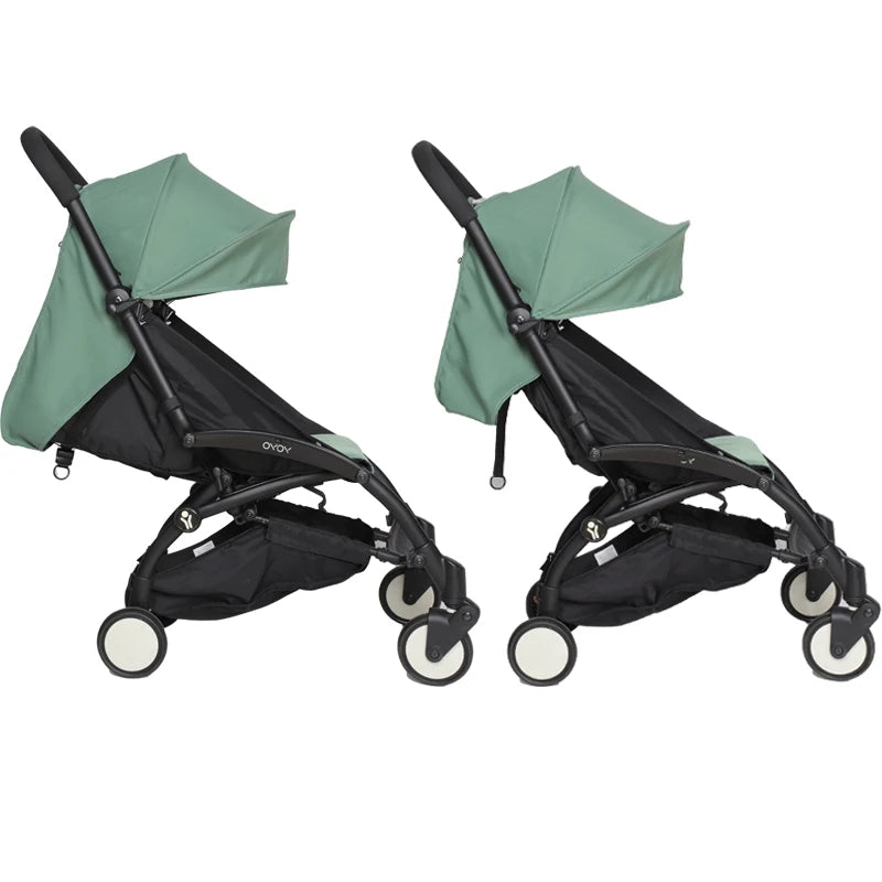 3-teiliges Zubehör-Set für Kinderwagen YOYO/Yoya – 175° Verdeck + Sitzbezug + Verstellbare Anti-UV-Matratze
