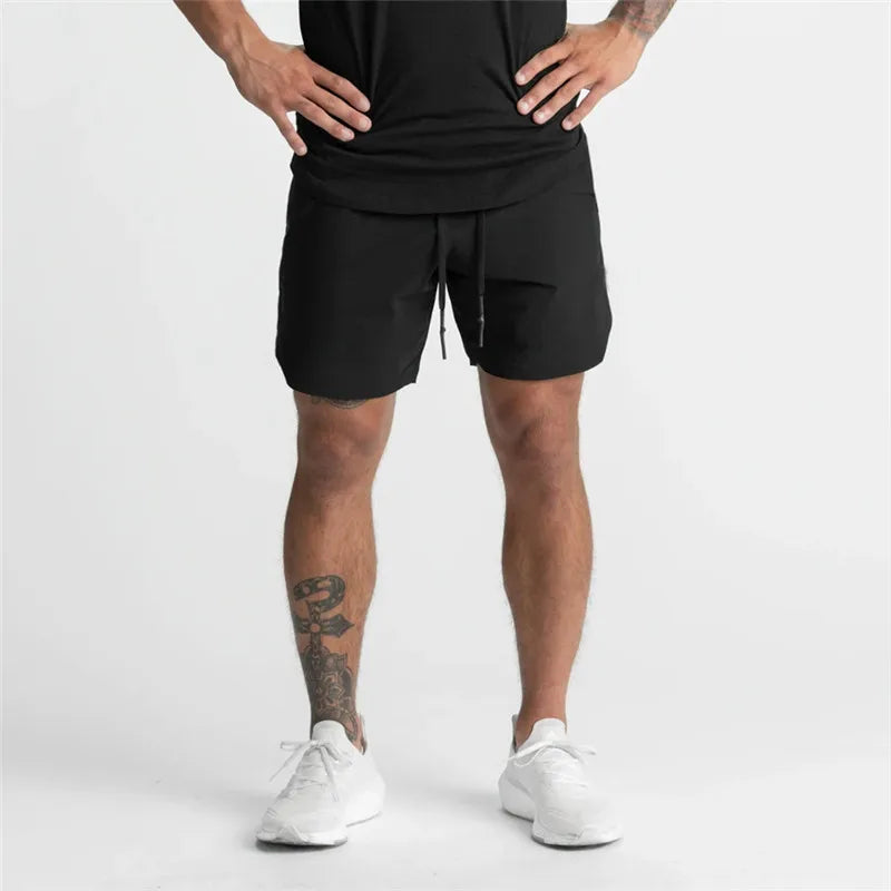 Short Sport Homme Multi-Poches Séchage Rapide – Running, Jogging & Gym Été | Léger & Respirant | Fitness & Musculation