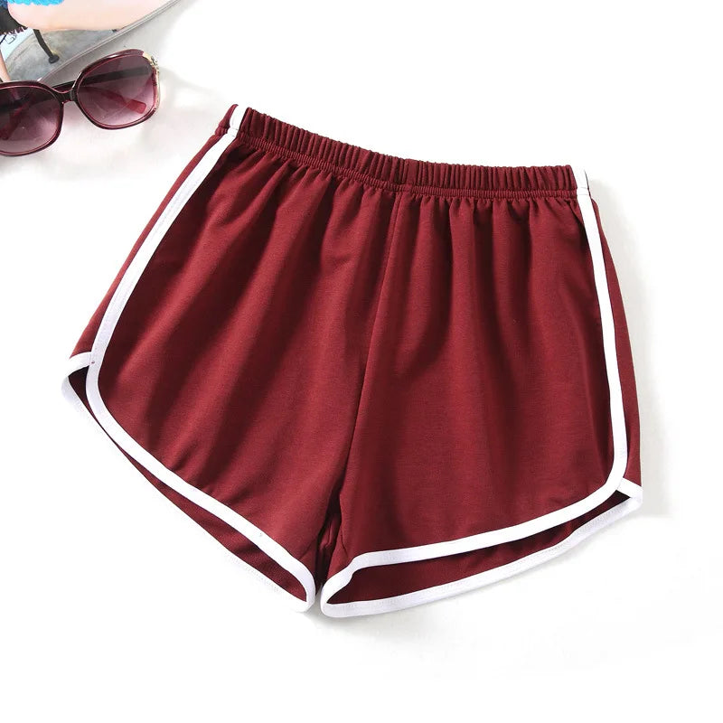Short Sport Femme Couleur Bonbon Taille Élastique Skinny Casual Été Plage – Short Running Léger Confortable Anti-Transparence | Mode