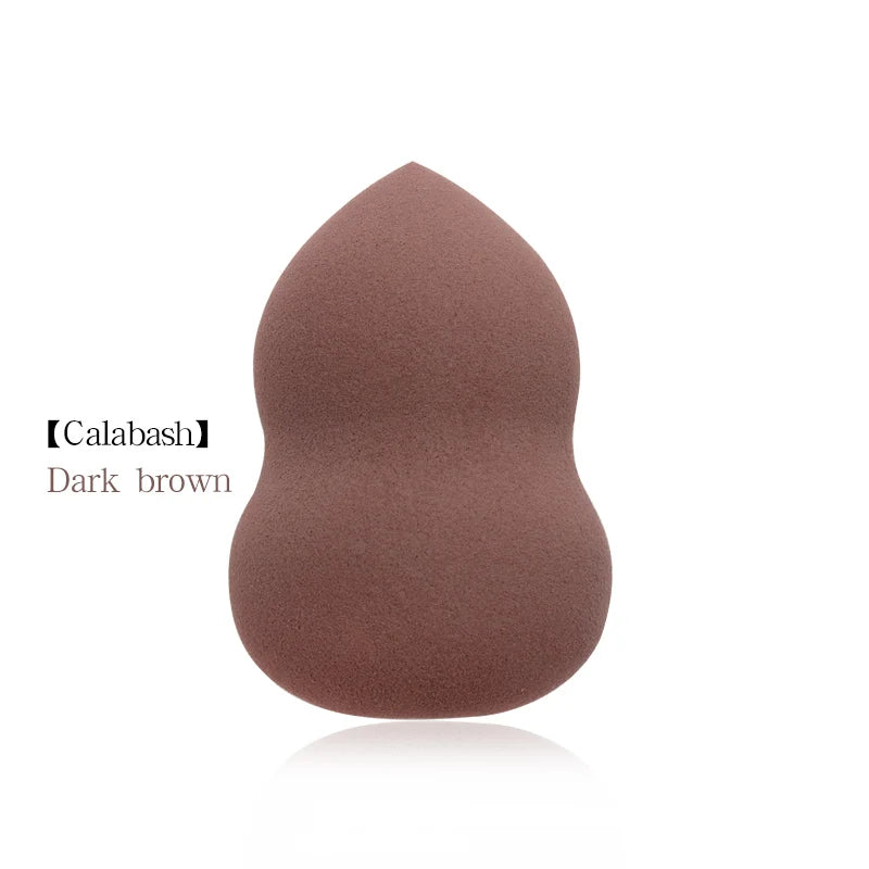 Éponge Maquillage Forme Calebasse – Puff Fond de Teint & Correcteur Doux | Applicateur Cosmétique Mixte