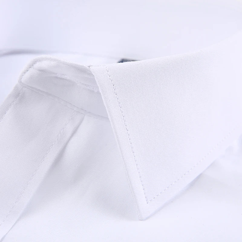 Herrenhemd Klassisch Langarm Regular Fit Formell Business Büro Weiß Einfach Elegant Casual – Trendiges Hemd | Premium Herrenmode