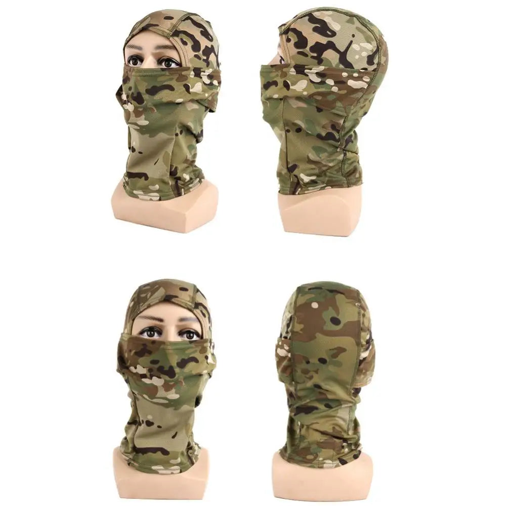 Cagoule Tactique Multicam Visage Complet - Airsoft, Chasse & Outdoor