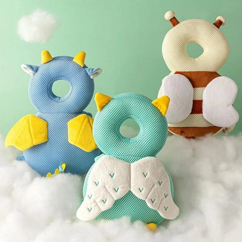 Sac à Dos Coussin Protège-Tête Bébé – Protection Chutes Enfant 1-3 Ans Cartoon Doux