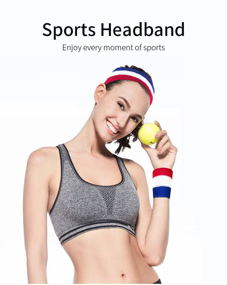 Bandeau Sport Absorbant Unisexe – Élastique & Respirant | Running, Yoga, Cyclisme & Fitness | Serre-Tête Anti-Transpiration Homme & Femme