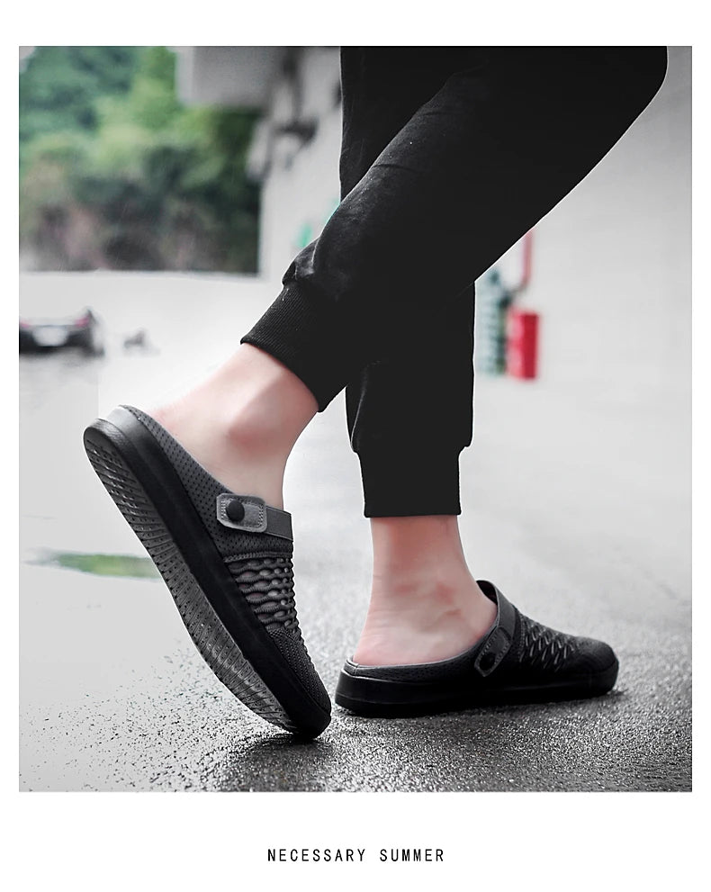 Sandales Mesh Respirantes Slip-on Homme Plage – Légères Fashion Été Casual