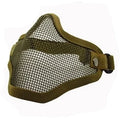 Masque Tactique Demi-Visage Tête de Mort - Airsoft, Paintball & Chasse