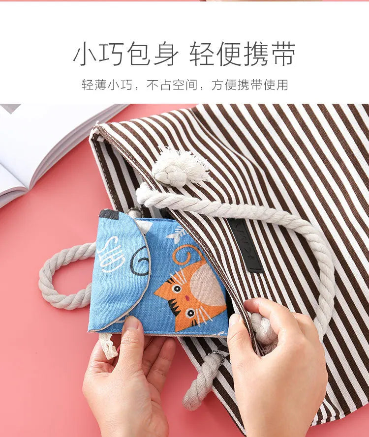 Mini Trousse Cosmétique Zippée Femme – Serviettes Hygiéniques, Rouge à Lèvres & Voyage | Pochette Monnaie & Écouteurs