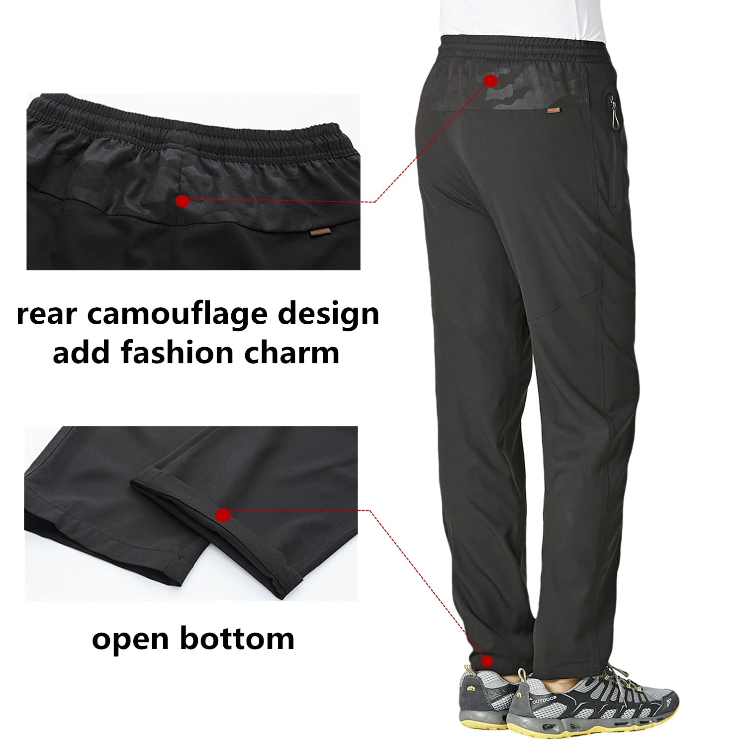 Pantalon Outdoor Homme Séchage Rapide Straight Running Randonnée Élastique Léger Yoga Fitness Jogger Performant Confortable Intemporel – Pantalon Outdoor Premium Séchage Rapide Randonnée | Mode Homme Outdoor Sport Premium