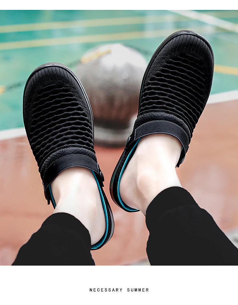 Sandales Mesh Respirantes Slip-on Homme Plage – Légères Fashion Été Casual