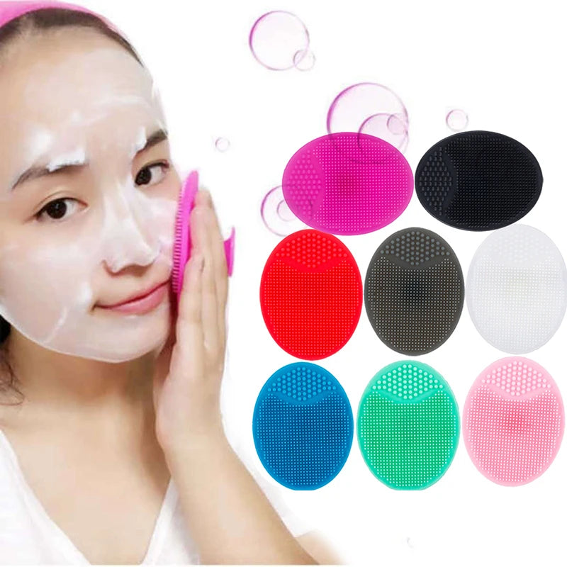 Brosse Nettoyante Silicone Visage – Exfoliante Pores Profonds Mini Beauté Douce Soin