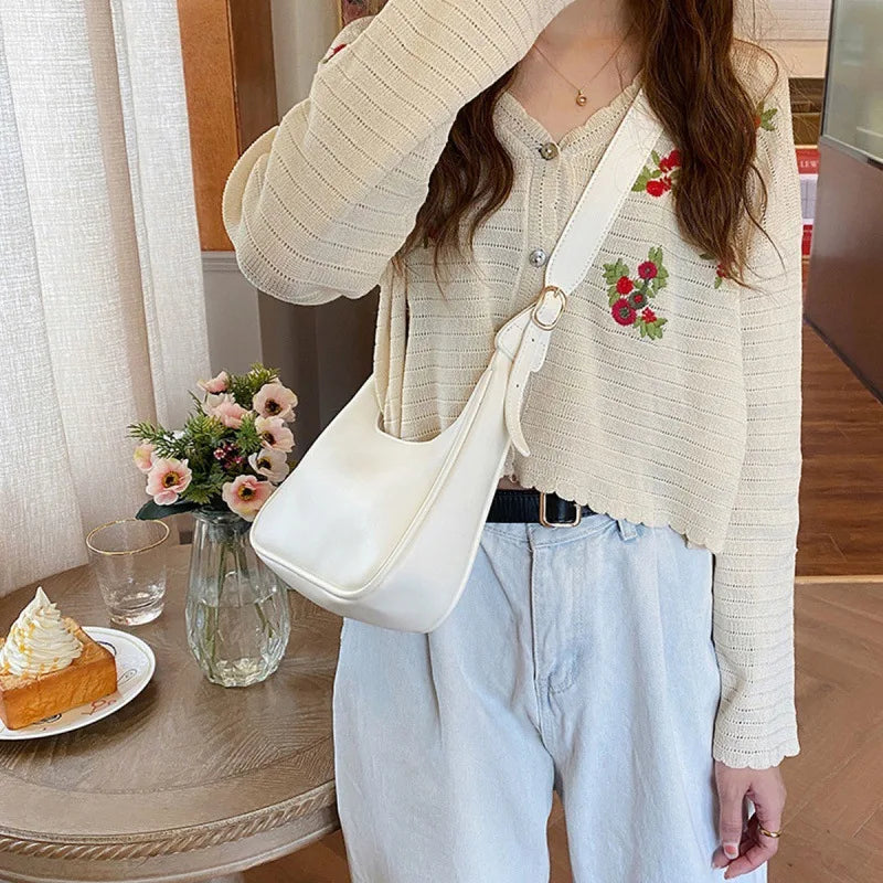 Sac à Main Femme Cuir Luxe – Pochette Bandoulière Élégante Mode Tendance