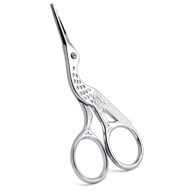 Ciseaux Sourcils & Cils Maquillage Inox – Coupe-Poils Visage & Cuticules Manucure | Outil Beauté Multifonction