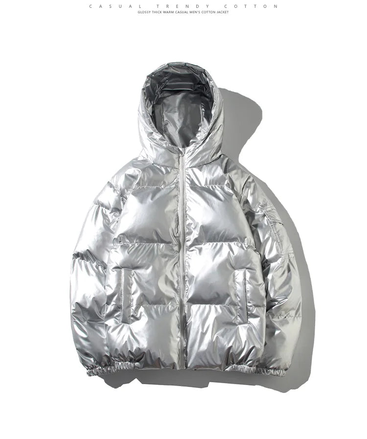 Parka Hiver Homme Harajuku Zip Capuche 2024 – Manteau Chaud Coupe-Vent Casual